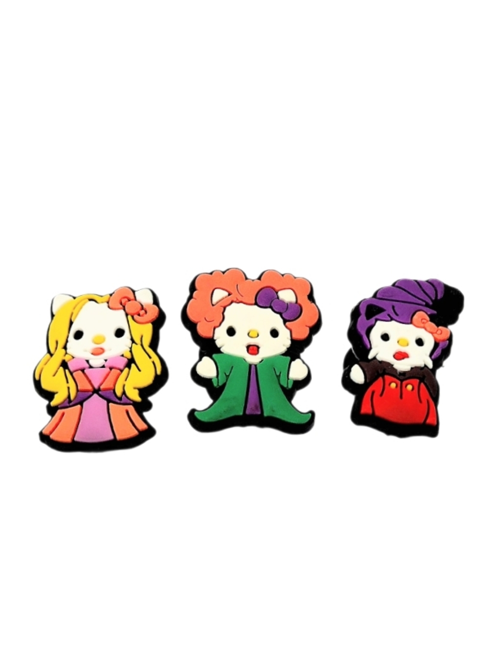 🧹 Hello Kitty Hocus Pocus Halloween Theme Croc Jibbitz Shoe Charms Accessories